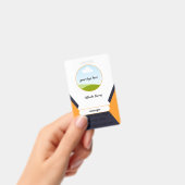 Modernes Design mit gepflegter Visitenkarte Ausweis (Handheld)