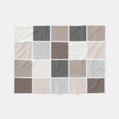 Modernes Design mit harmonischen Farben Fleecedecke (Vorderseite (Horizontal))