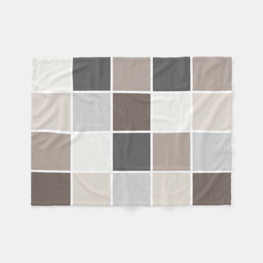 Modernes Design mit harmonischen Farben Fleecedecke (Vorderseite (Horizontal))