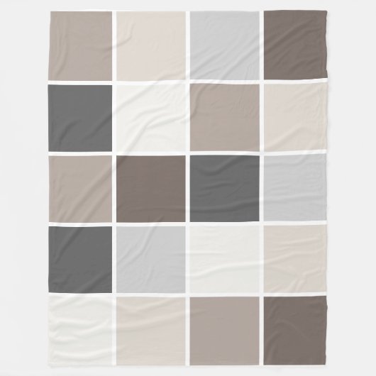 Modernes Design mit harmonischen Farben Fleecedecke (Vorderseite)