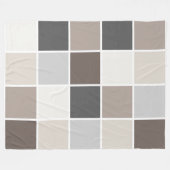 Modernes Design mit harmonischen Farben Fleecedecke (Vorderseite (Horizontal))
