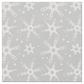 Modernes Design mit Snowflake Stoff (Nahaufnahme)