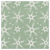 Modernes Design mit Snowflake Stoff (Nahaufnahme)