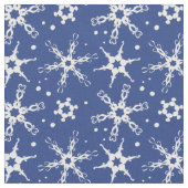 Modernes Design mit Snowflake Stoff (Nahaufnahme)