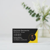 Modernes Design moderner Visitenkarten Visitenkarte (Stehend Vorderseite)