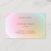 Modernes Design Modernes, farbenfrohes Template El Visitenkarte