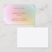 Modernes Design Modernes, farbenfrohes Template El Visitenkarte