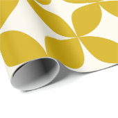 Modernes Design Muster aus der Mitte des Jahrhunde Geschenkpapier (Rolleneckpunkt)