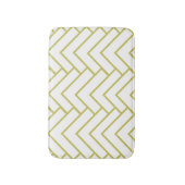 Modernes Design-Muster für die Goldene Geometrie Badematte (Vorderseite Vertikal)