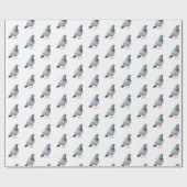 Modernes Design-Muster für Pigeon Geschenkpapier (Flach)