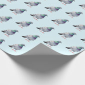 Modernes Design-Muster für Pigeon Geschenkpapier (Ecke)