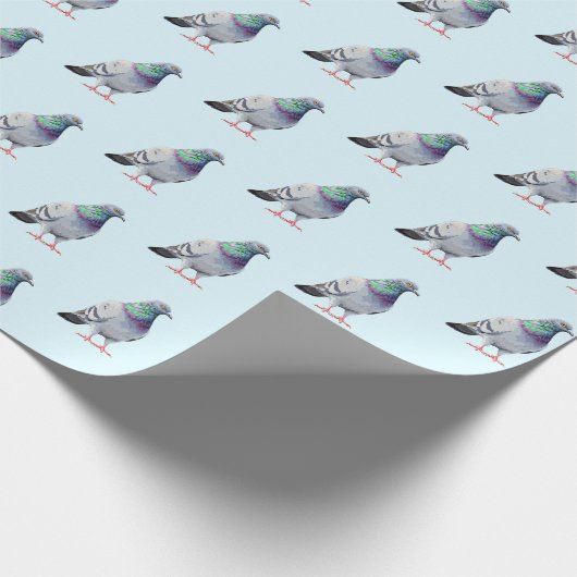 Modernes Design-Muster für Pigeon Geschenkpapier (Ecke)