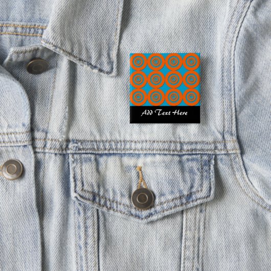 Modernes Design Orange Blue Circles Button (Beispiel)