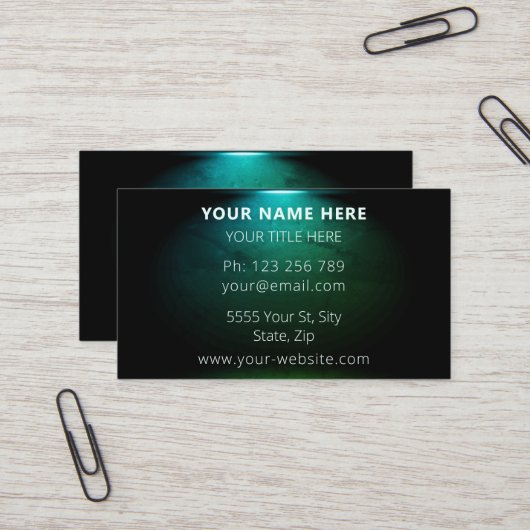 Modernes Design Personalisiert Ihre Visitenkarte (Vorderseite/Rückseite Beispiel)