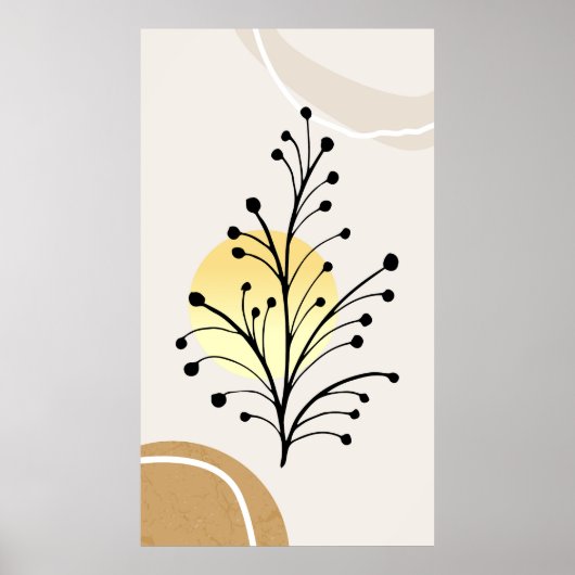 Modernes Design Poster (Vorne)