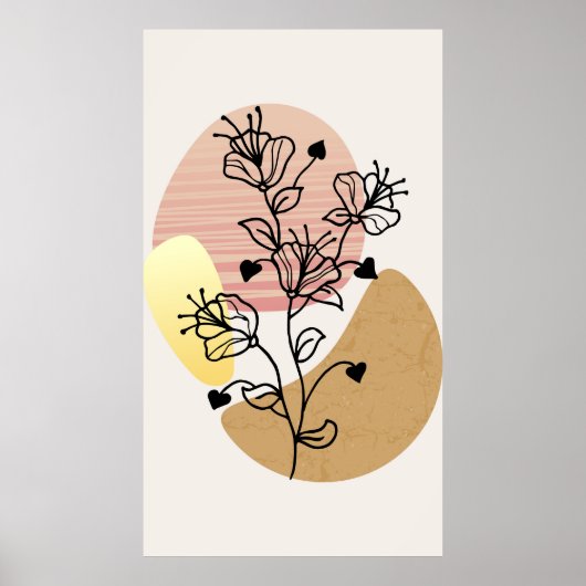 Modernes Design Poster (Vorne)