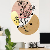Modernes Design Poster (Heimbüro)