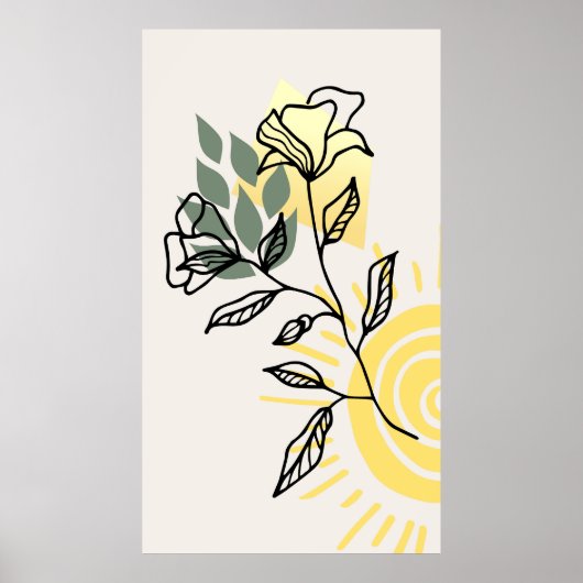 Modernes Design Poster (Vorne)