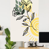 Modernes Design Poster (Heimbüro)