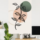 Modernes Design Poster (Heimbüro)