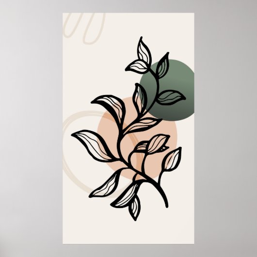 Modernes Design Poster (Vorne)