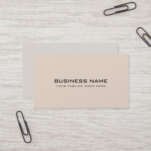 Modernes Design Premium Pearl Finish Luxus Visitenkarte (Vorderseite/Rückseite Beispiel)