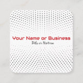 Modernes Design Quadratische Visitenkarte (Vorderseite)