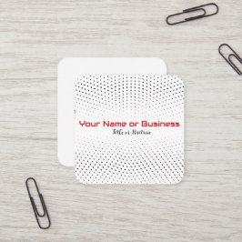 Modernes Design Quadratische Visitenkarte