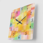 Modernes Design Quadratische Wanduhr (Winkel)