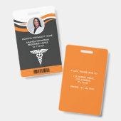 Modernes Design Registriert Krankenversicherung Fo Ausweis (Vorder- & Rückseite)