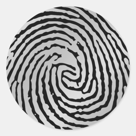 Modernes Design Runder Aufkleber (Vorderseite)