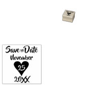 Modernes Design Save the Date Gummistempel (Stempel)