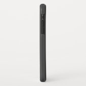 Modernes Design Schwarz-weiß Case-Mate iPhone Hülle (Hinten/Links)