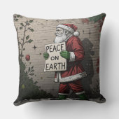 Modernes Design Street Art Kissen (Rückseite)