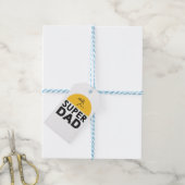 Modernes Design "SUPER VATER" Geschenkanhänger (Mit Garn)