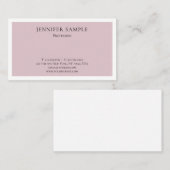 Modernes Design, trendy Schlicht Visitenkarte (Vorne/Hinten)