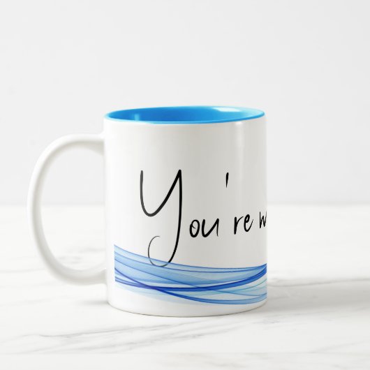 Modernes Design und Kostenvoranschlag Zweifarbige Tasse (Links)