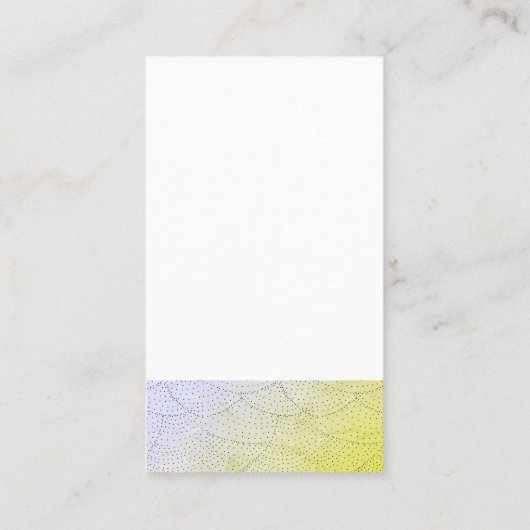 Modernes Design Visitenkarte (Rückseite)