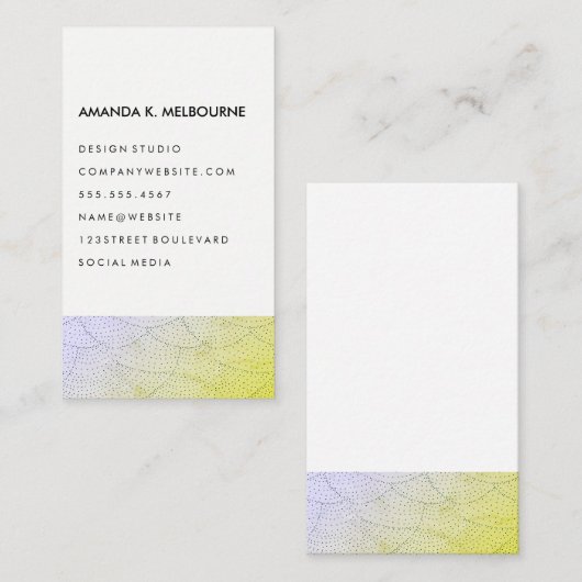 Modernes Design Visitenkarte (Vorne/Hinten)