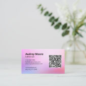 Modernes Design Visitenkarte (Stehend Vorderseite)