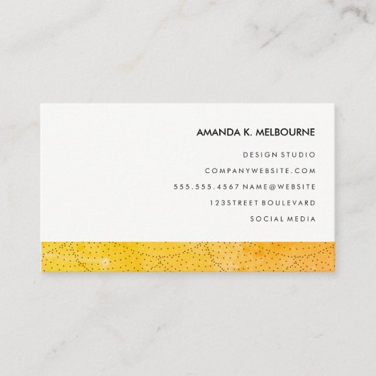 Modernes Design Visitenkarte (Vorderseite)