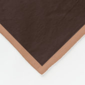 Modernes Design von Sienna & Brown personalisieren Fleecedecke (Ecke)