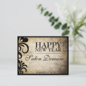 Modernes Designersalon Postkarte (Stehend Vorderseite)