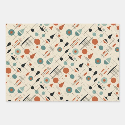 Modernes, designtes Wrapping Paper-Set aus der Mit Geschenkpapier Set (Vorderseite)