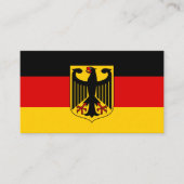 Modernes Deutschland, Visitenkarte, QR-Code für de Visitenkarte (Vorderseite)