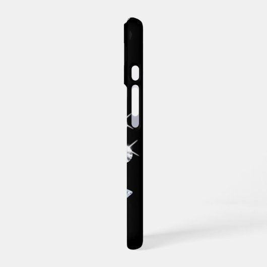 Modernes Diamanten-Muster iPhone 16 Hülle (Linke Seite)