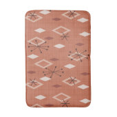 Modernes Diamanten Orange aus dem Mittelalter Badematte (Vorderseite Vertikal)