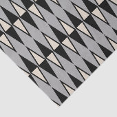 Modernes Diamantenmuster aus dem Mittelalter Seidenpapier (Ausschnitt)