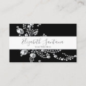 Modernes Diamantenmuster Visitenkarte (Vorderseite)