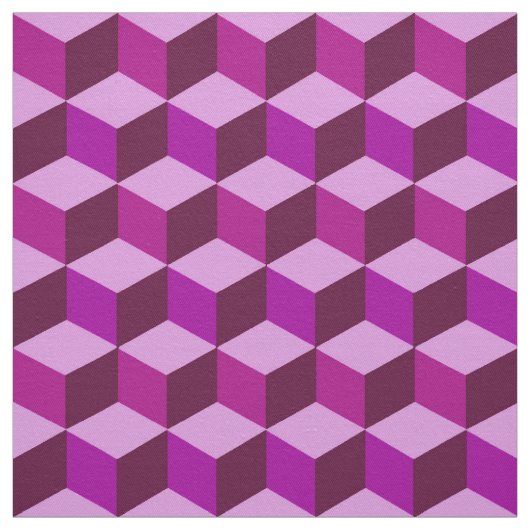 Modernes Diamond Grid, Amethyst Lila und Violet Stoff (Muster)